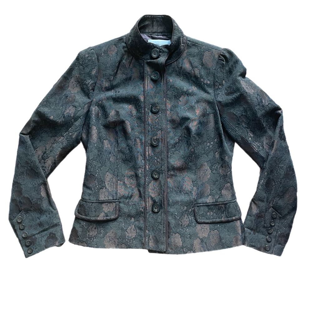 Badgley Mischka Dark Patterned Women's Blazer